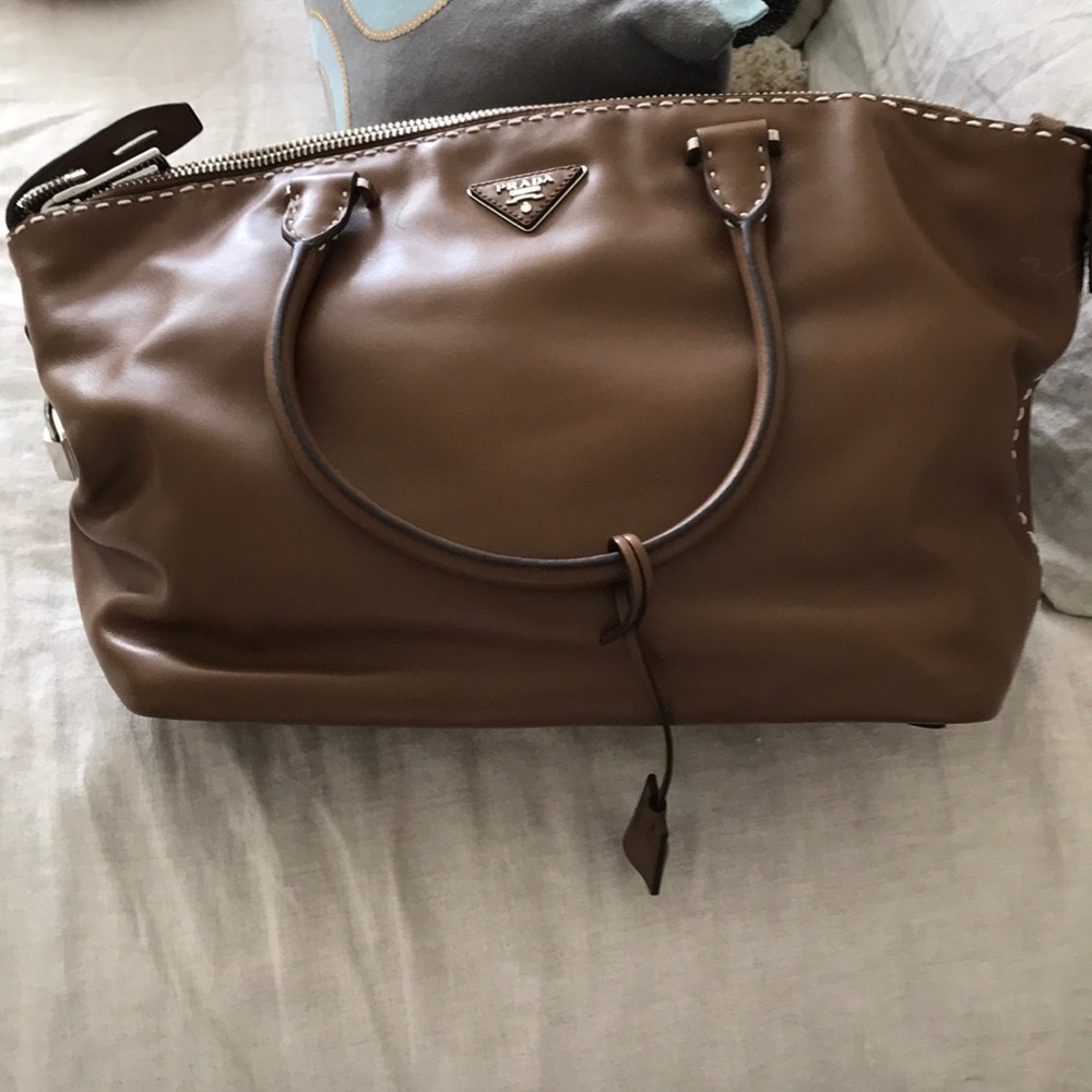 Authentic Prada Satchel Handbag BR5128